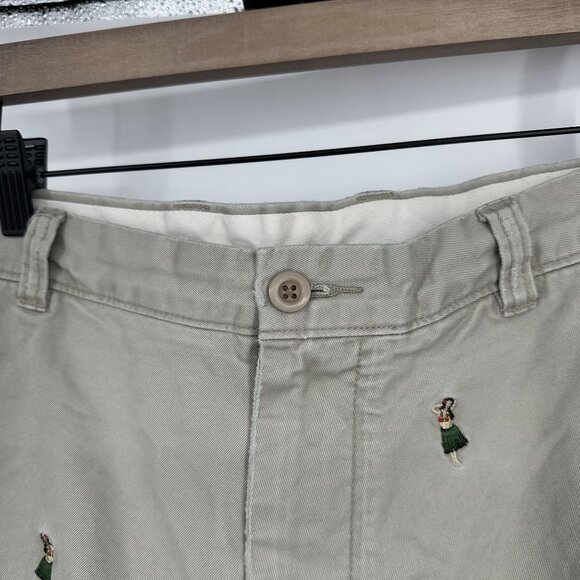 J.crew Men's Khaki‎ Destroyed Shorts Hulu Girl Size 36W - Picture 7 of 7